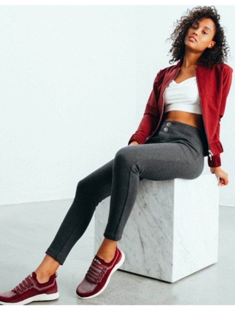 🆕️ Athletic Propulsion Labs The Perfect Wool Trouser Grey Minimalist Travel